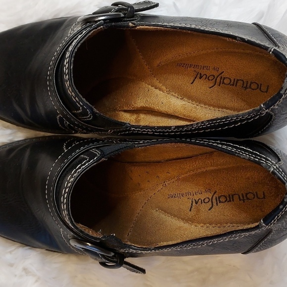 NATURAL Soul by Naturalizer chunky heel ankle shoe, size 6 - Picture 5 of 9